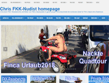 Tablet Screenshot of nudistparadies.com